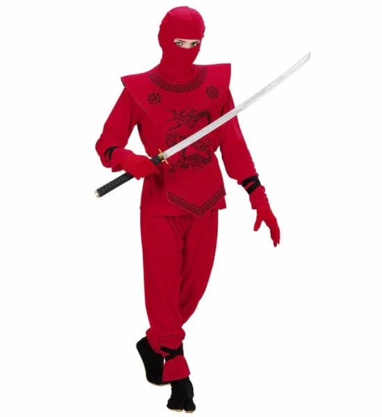 Disfraz de Ninja Dragón Rojo para Niño INFANTILES Widmann